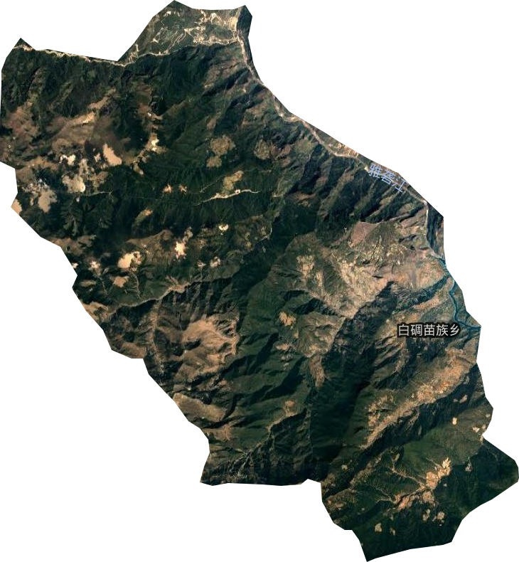 白碉苗族乡卫星图