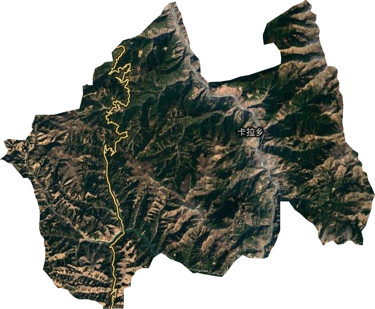卡拉乡卫星图