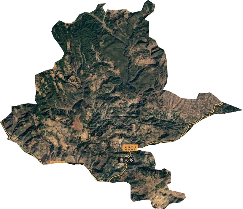 博大乡卫星图