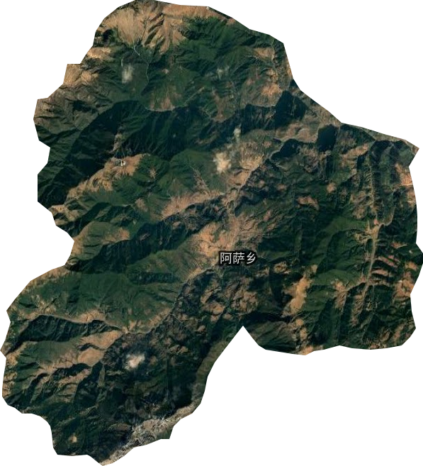 阿萨乡卫星图