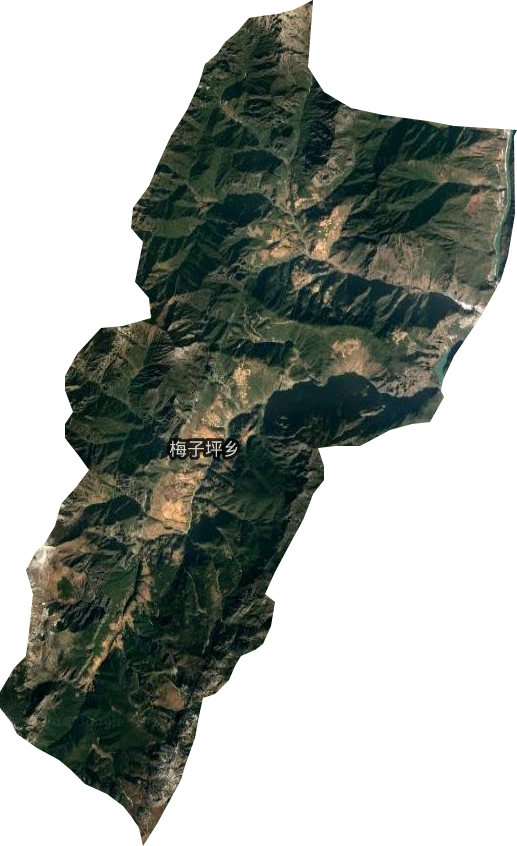梅子坪乡卫星图