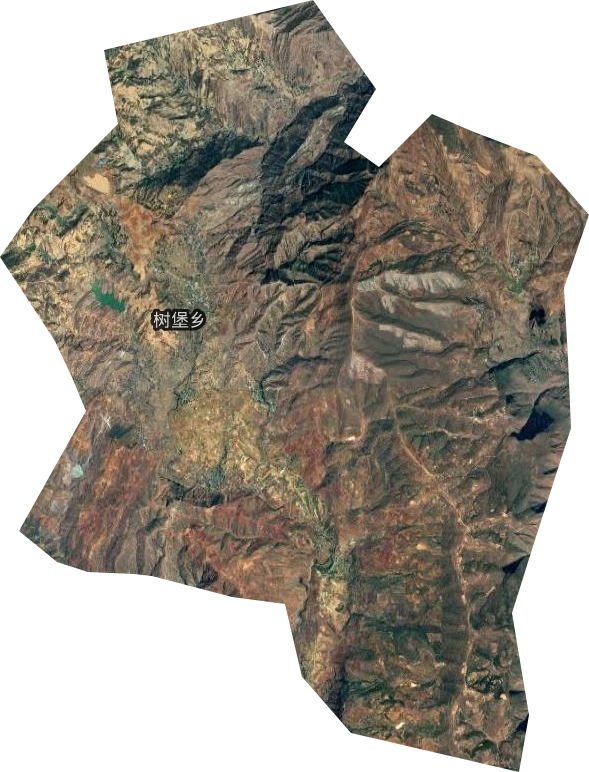 树堡乡卫星图