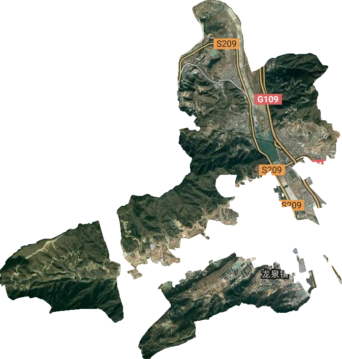 龙泉地区办事处卫星图