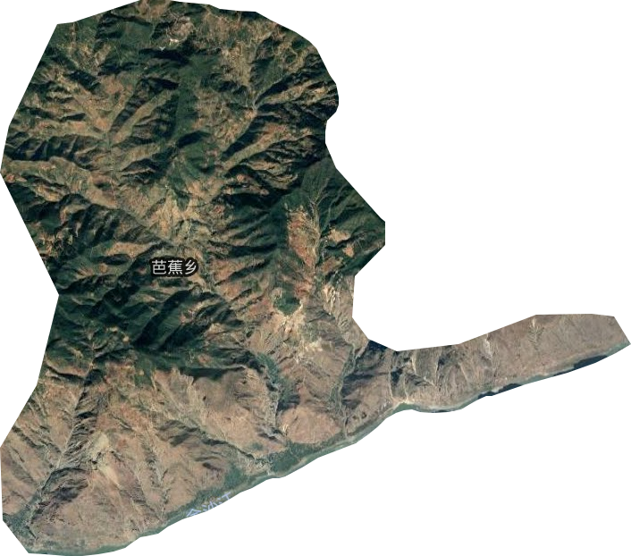 芭蕉乡卫星图