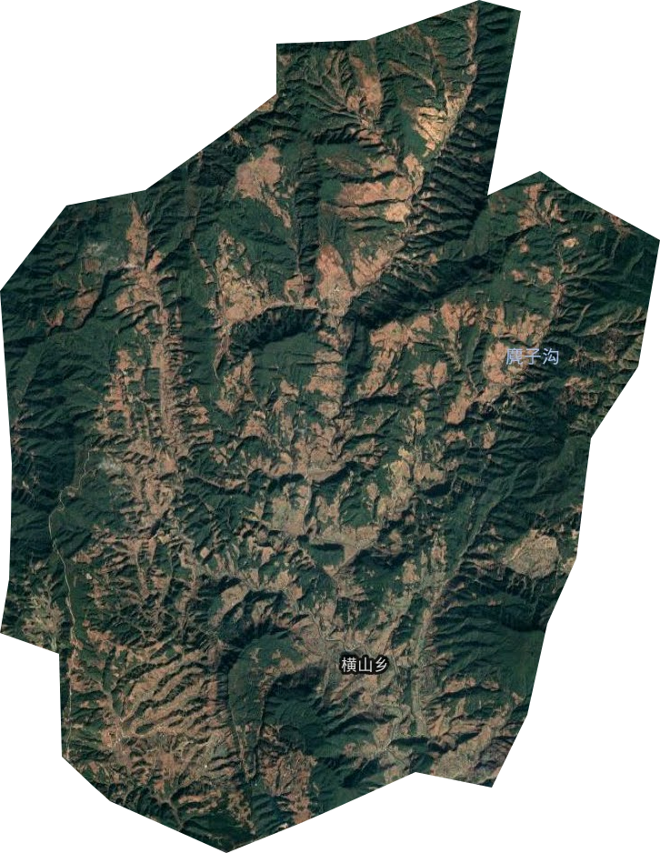 横山乡卫星图