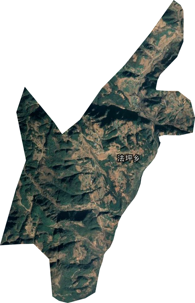 法坪乡卫星图
