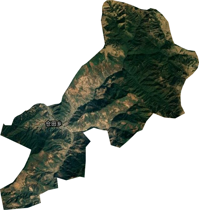 仓田乡卫星图