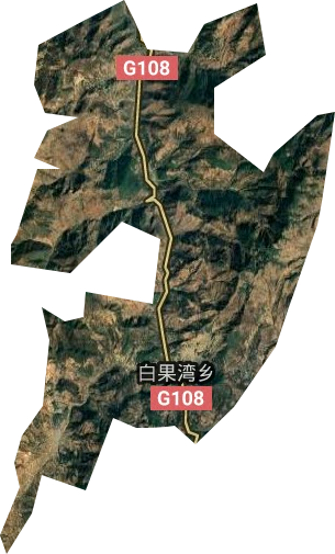 白果湾乡卫星图