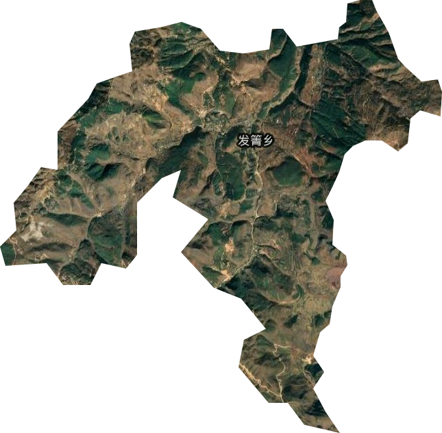 发箐乡卫星图