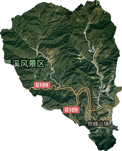 妙峰山镇卫星图