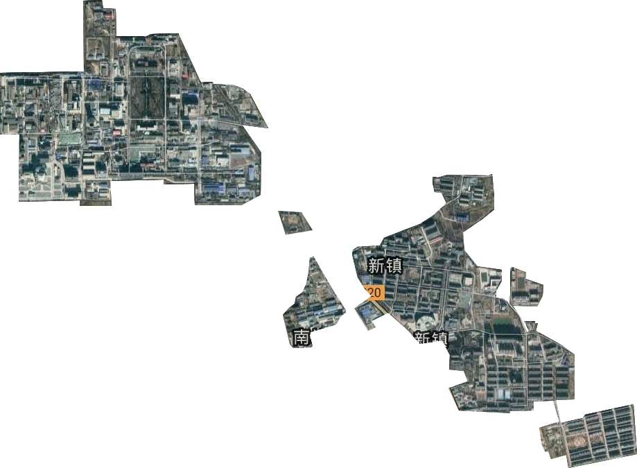 新镇街道卫星图