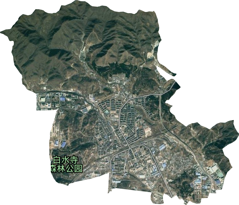 东风街道卫星图