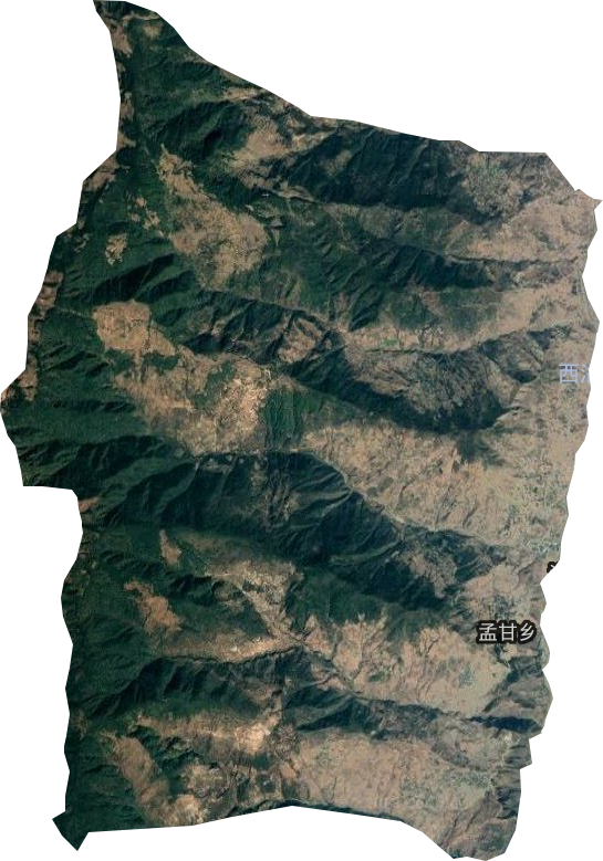 孟甘乡卫星图