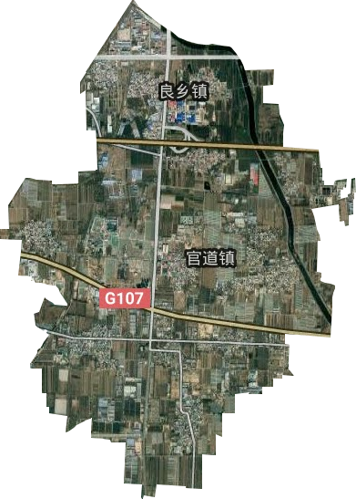良乡地区办事处卫星图