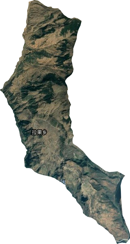 拉果乡卫星图