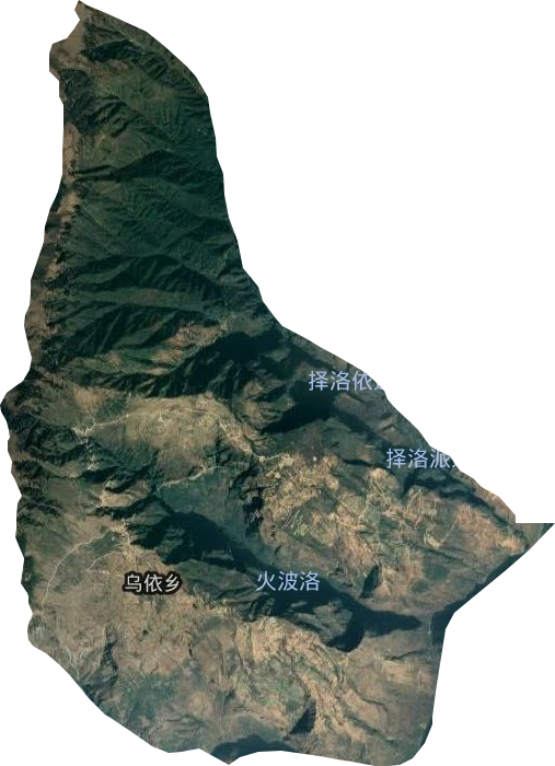 乌依乡卫星图