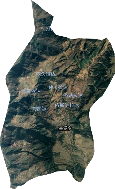 基觉乡卫星图