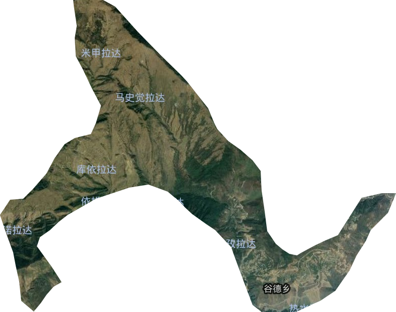 谷德乡卫星图