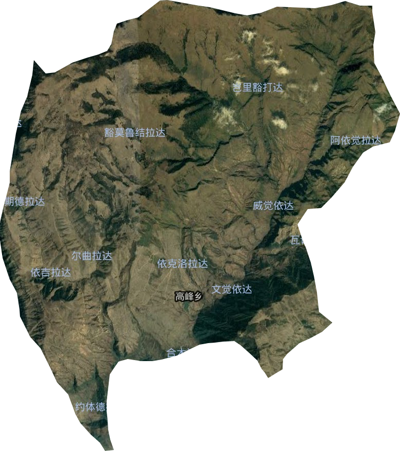 高峰乡卫星图