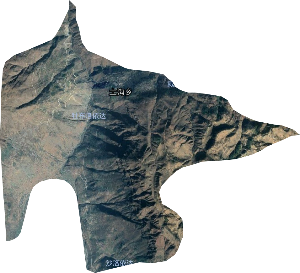 土沟乡卫星图