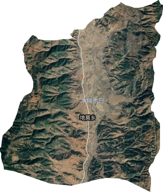 地莫乡卫星图