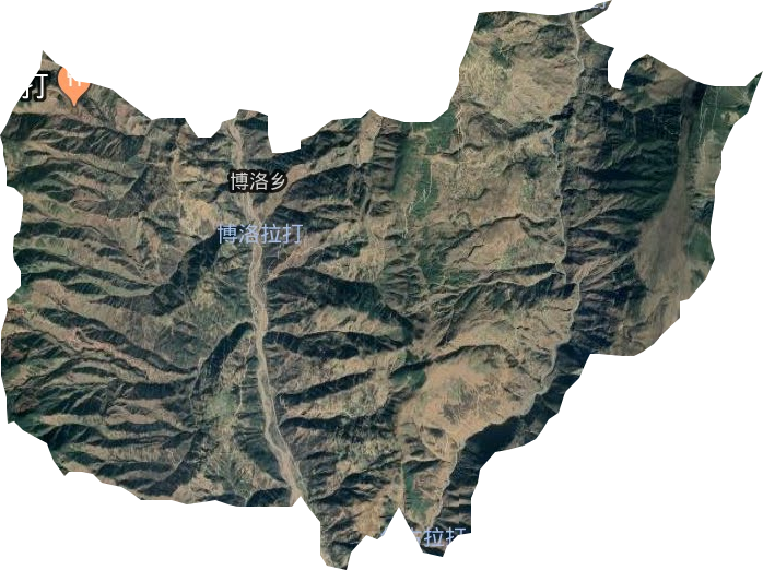 博洛乡卫星图