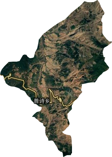 普诗乡卫星图