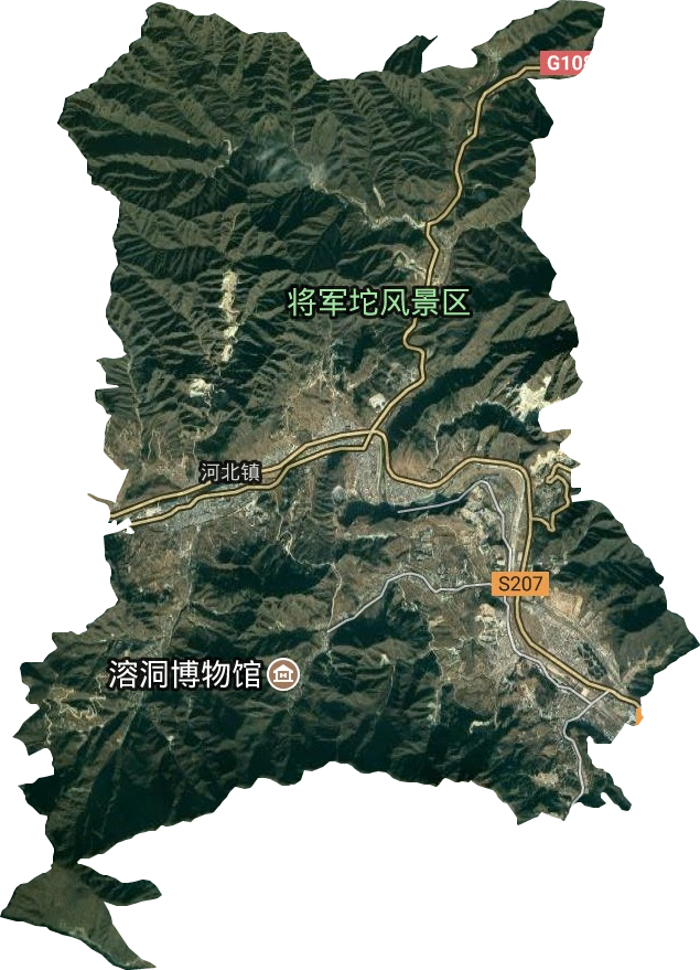 河北镇卫星图