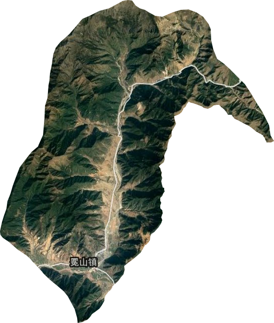 冕山镇卫星图