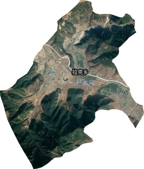 拉克乡卫星图