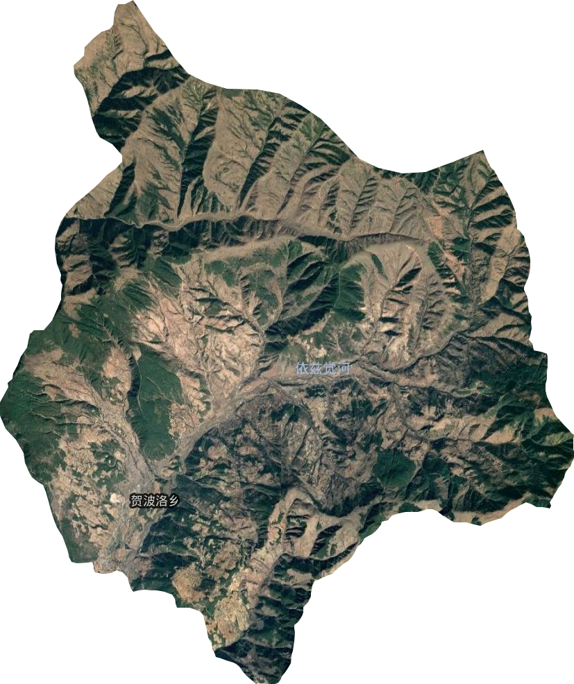 贺波洛乡卫星图