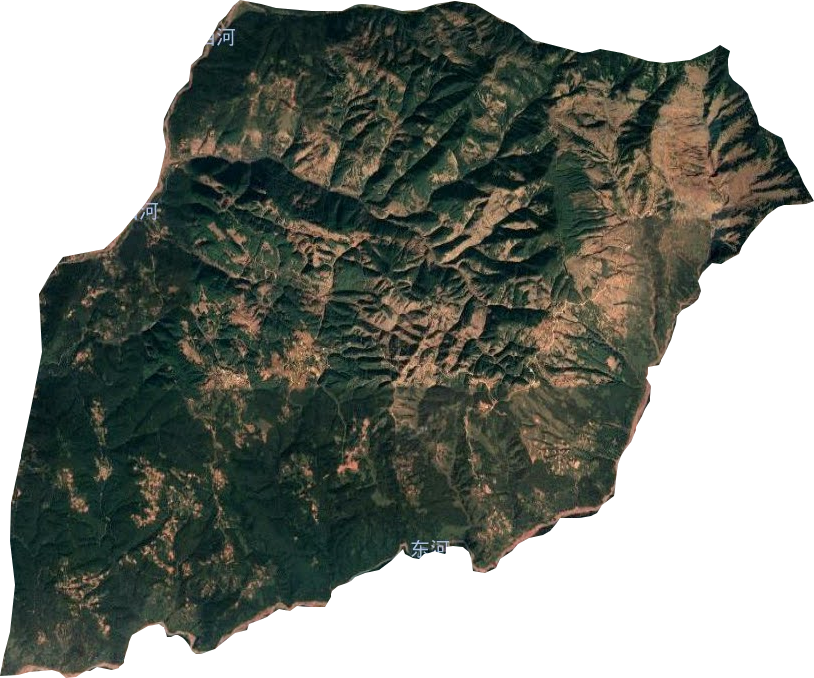 北山乡卫星图