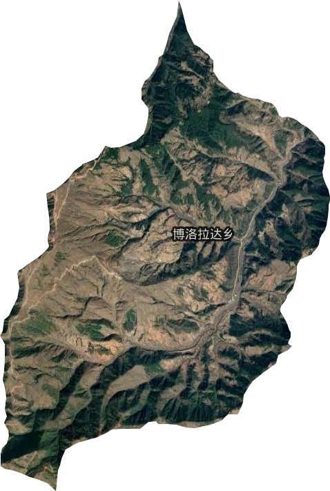 博洛拉达乡卫星图