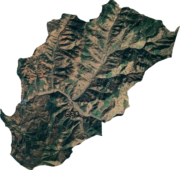 巴久乡卫星图