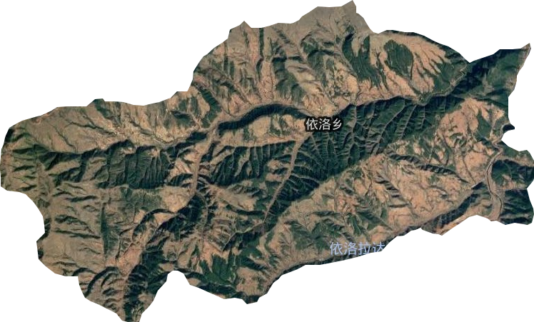 依洛乡卫星图