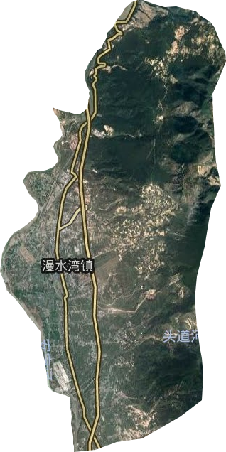 漫水湾镇卫星图
