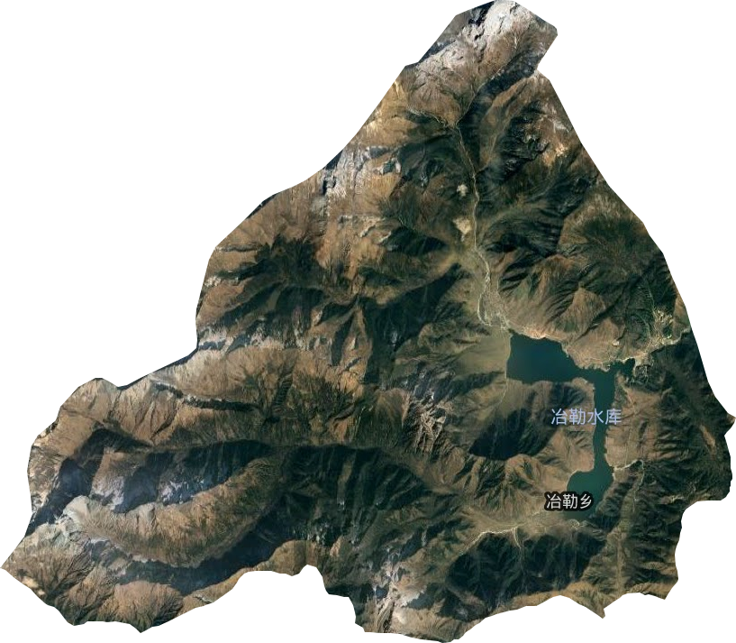 冶勒乡卫星图