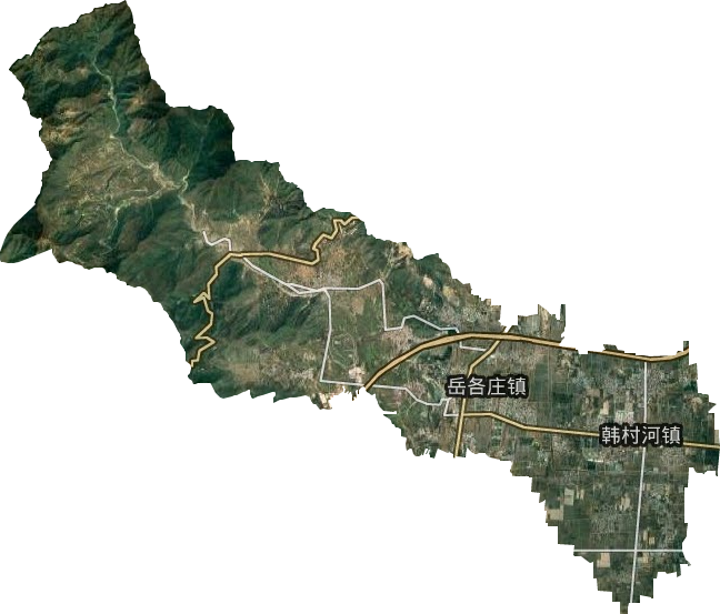 韩村河镇卫星图