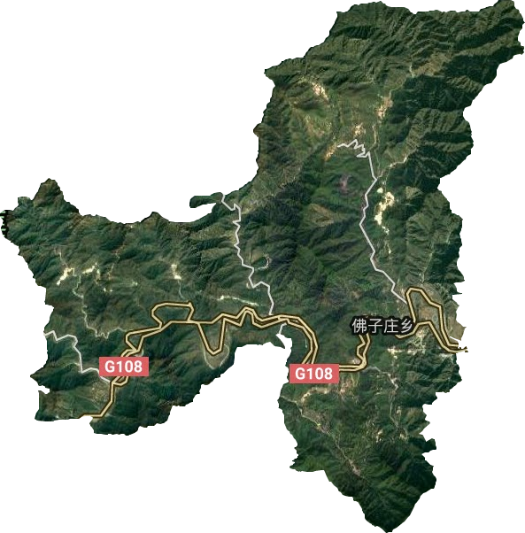 佛子庄乡卫星图