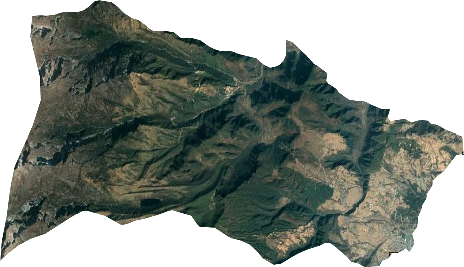 西山乡卫星图