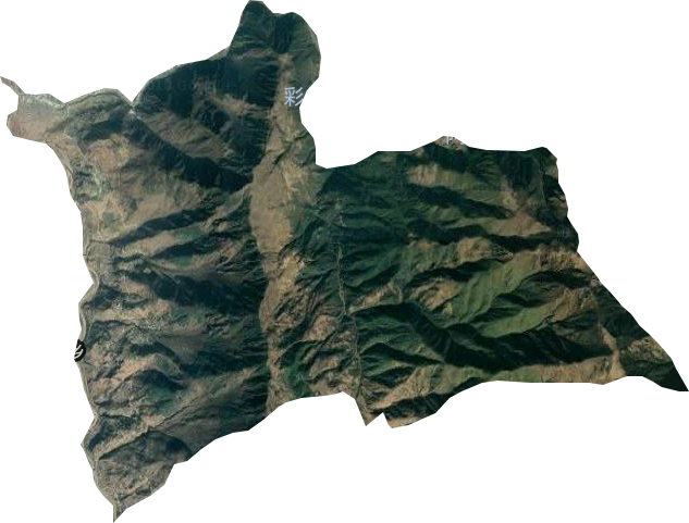 四甘普乡卫星图