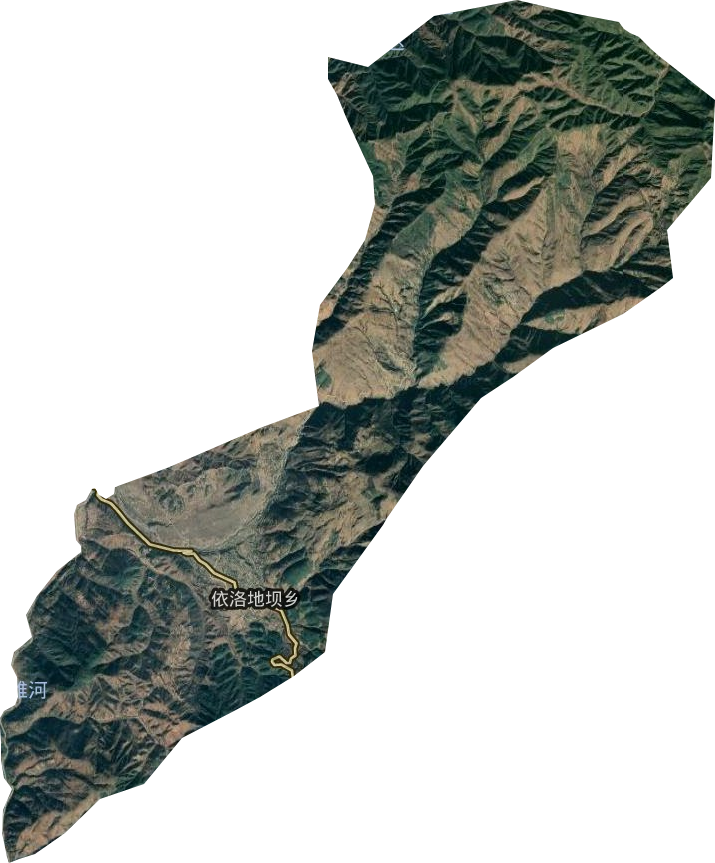依洛地坝乡卫星图