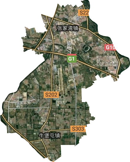 张家湾镇卫星图