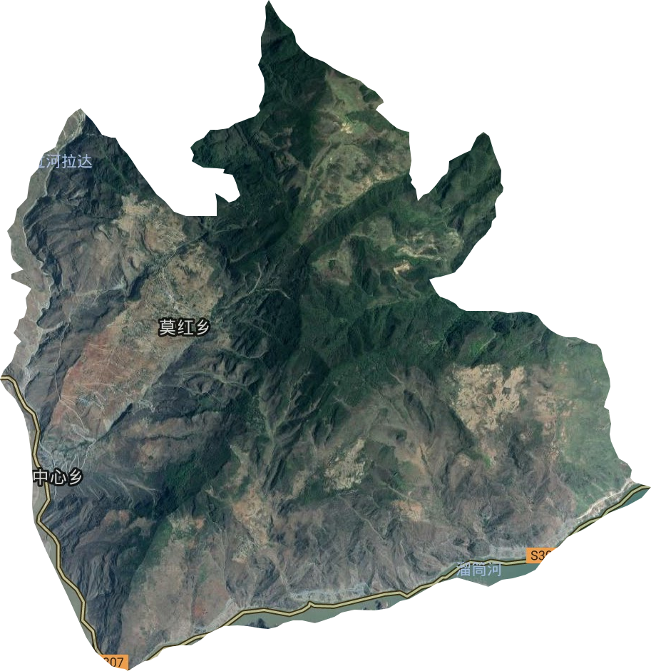 莫红乡卫星图