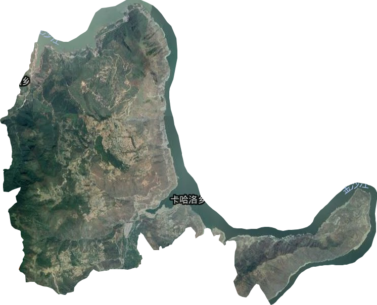 卡哈洛乡卫星图