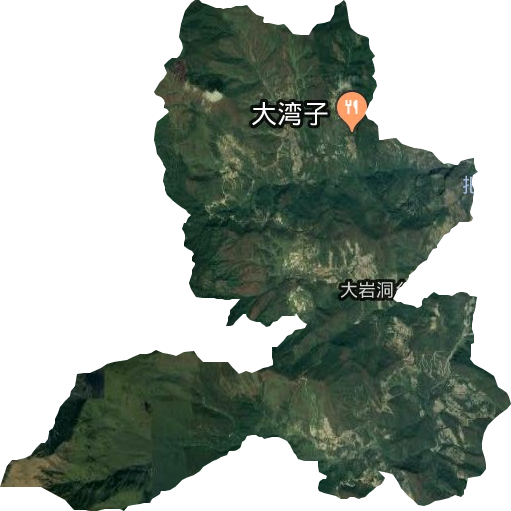 大岩洞乡卫星图