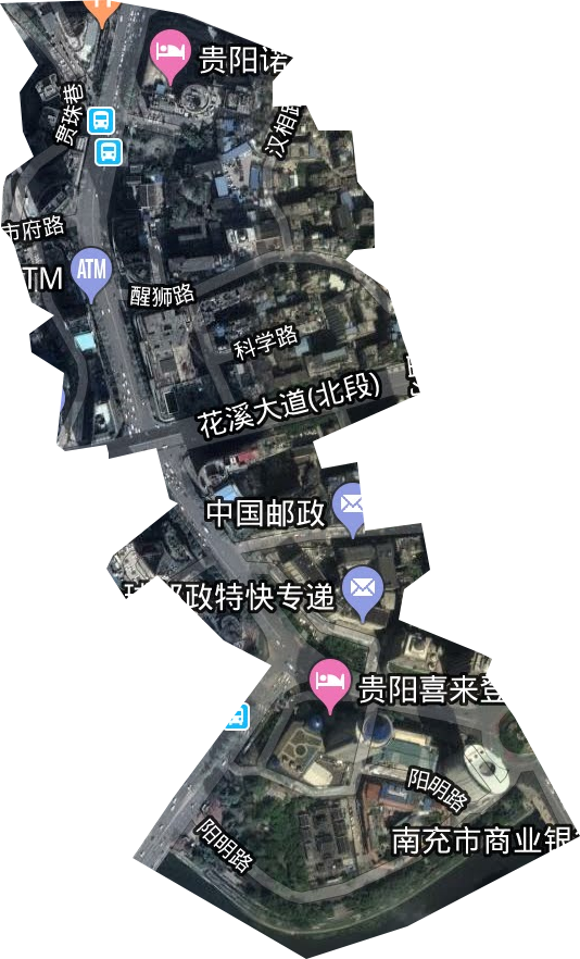中南社区服务中心卫星图