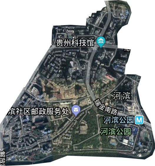 河滨社区服务中心卫星图