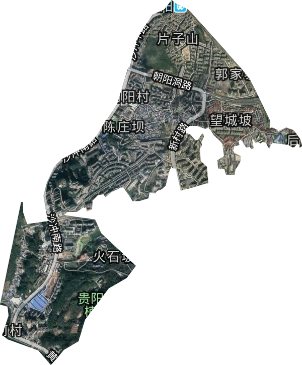 沙南社区服务中心卫星图