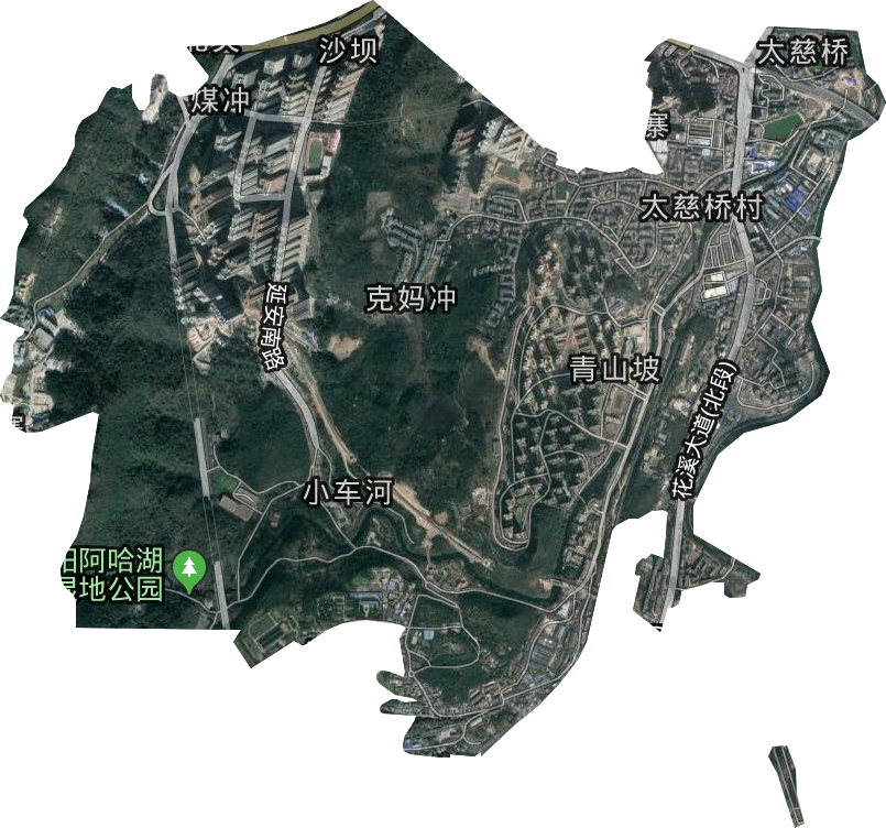 太慈社区服务中心卫星图